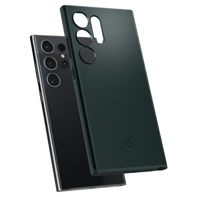 Husa Samsung Galaxy S24 Ultra Spigen Thin Fit, abyss green