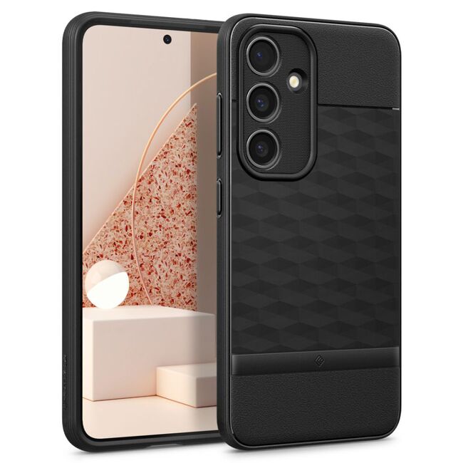 Husa Samsung Galaxy S24 Plus Spigen Caseology Parallax, negru