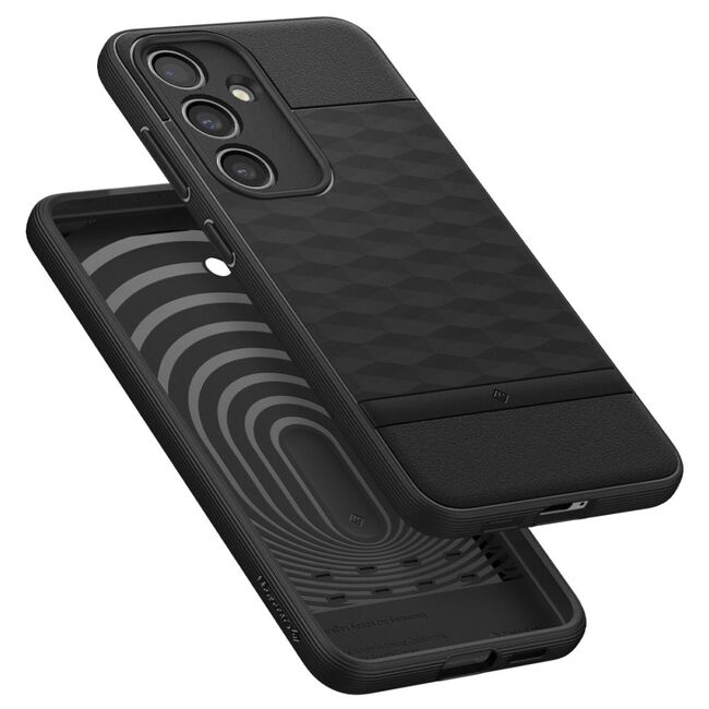 Husa Samsung Galaxy S24 Plus Spigen Caseology Parallax, negru