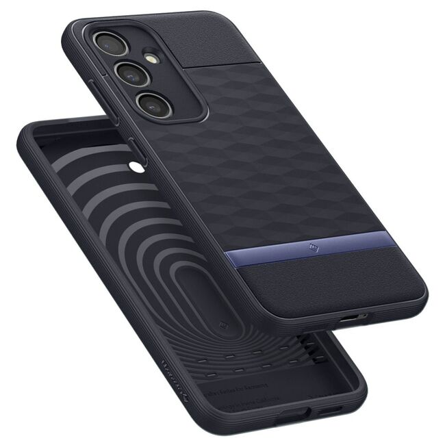 Husa Samsung Galaxy S24 Plus Spigen Caseology Parallax, navy violet