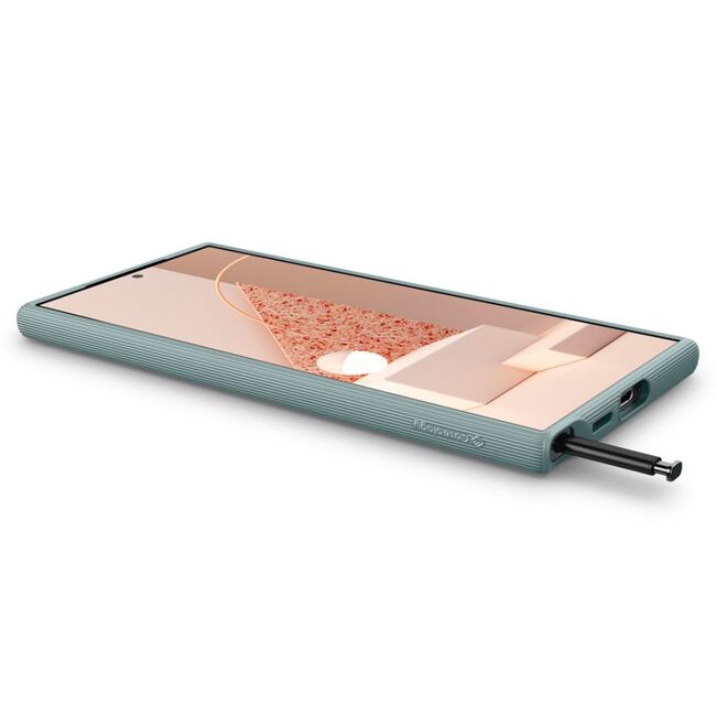 Husa Samsung Galaxy S24 Ultra Spigen Caseology Parallax, sage green
