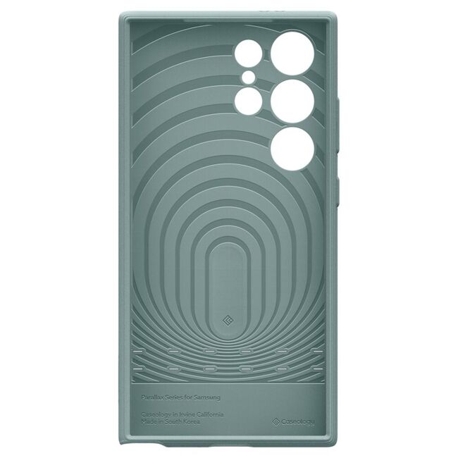 Husa Samsung Galaxy S24 Ultra Spigen Caseology Parallax, sage green