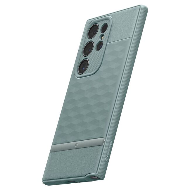 Husa Samsung Galaxy S24 Ultra Spigen Caseology Parallax, sage green