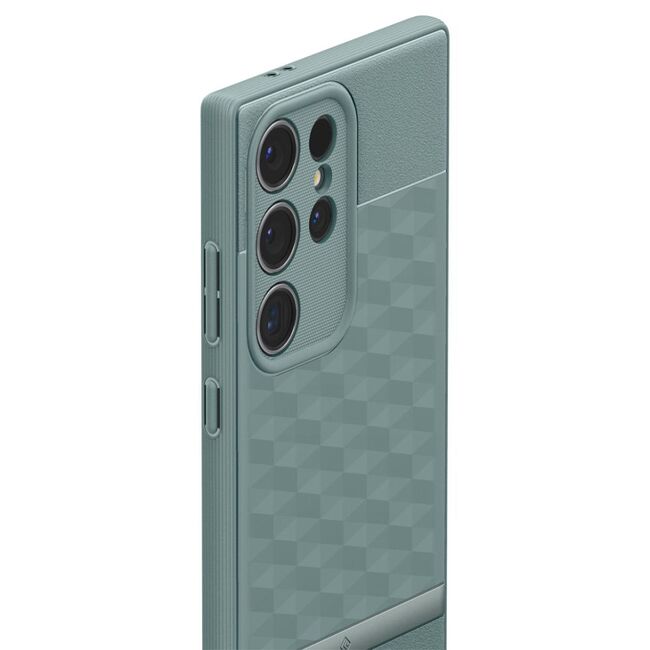 Husa Samsung Galaxy S24 Ultra Spigen Caseology Parallax, sage green