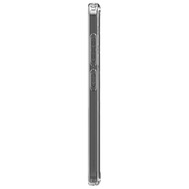 Husa Samsung Galaxy S24 Spigen Crystal Hybrid OneTap Ring MagSafe, alb
