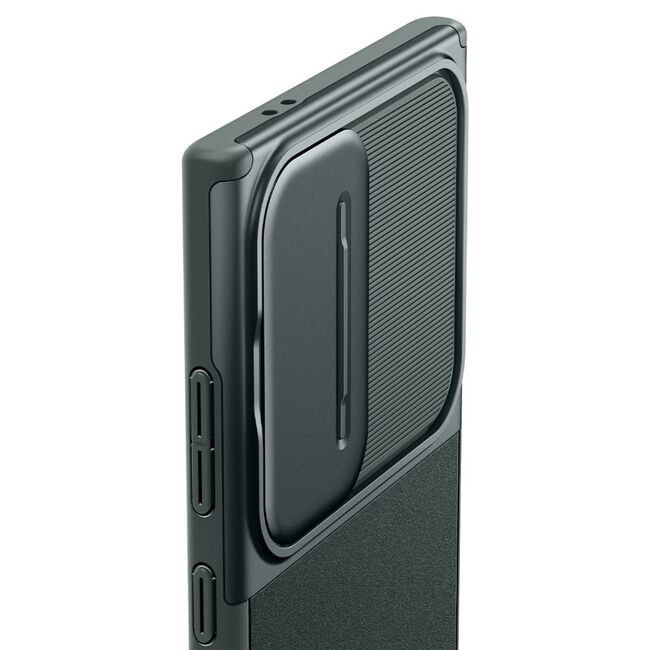 Husa Samsung Galaxy S24 Ultra Spigen Optik Armor, abyss green