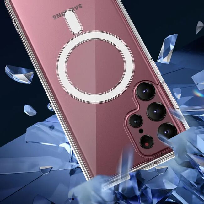 Husa Samsung Galaxy S24 Ultra Techsuit MagSafe Pro, roz