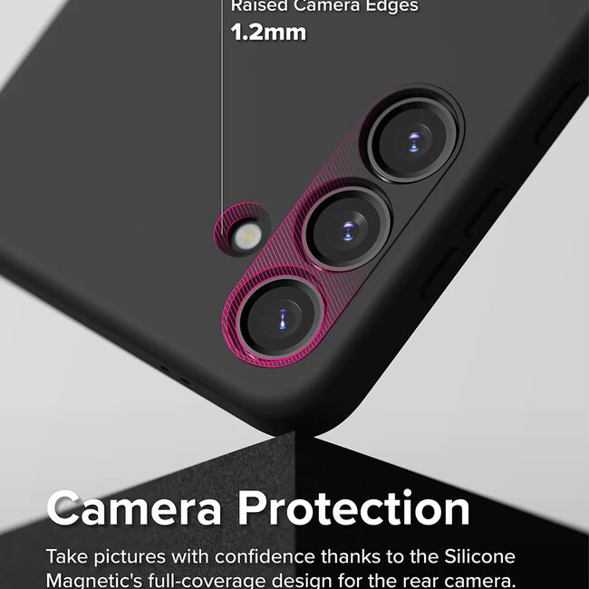 Husa Samsung Galaxy S24 Ringke Silicone Magnetic, stone