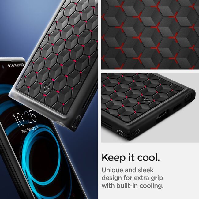 Husa Samsung Galaxy S24 Ultra Spigen Cryo Armor, rosu