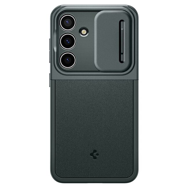 Husa Samsung Galaxy S24 Spigen Optik Armor, verde