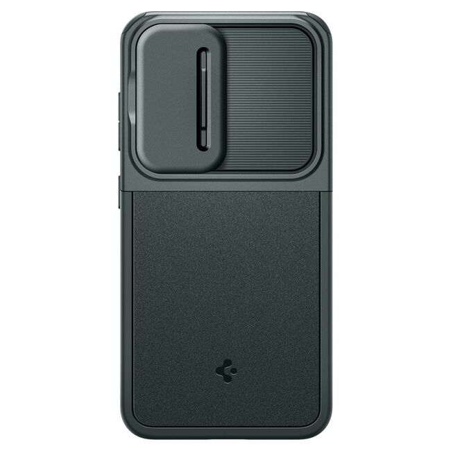 Husa Samsung Galaxy S24 Spigen Optik Armor, verde