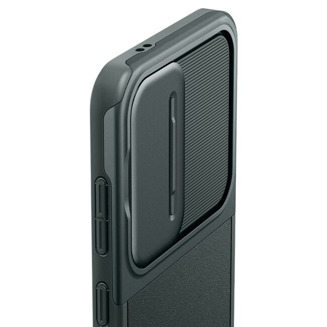 Husa Samsung Galaxy S24 Spigen Optik Armor, verde