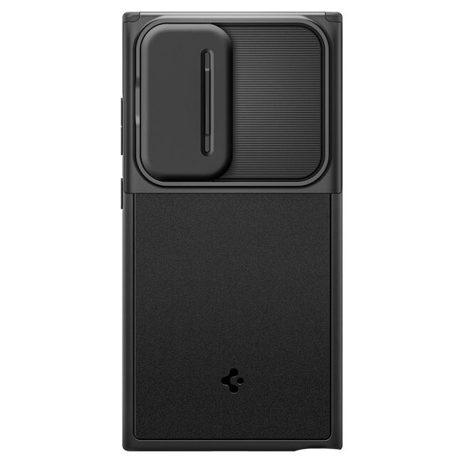 Husa Samsung Galaxy S24 Ultra Spigen Optik Armor, negru