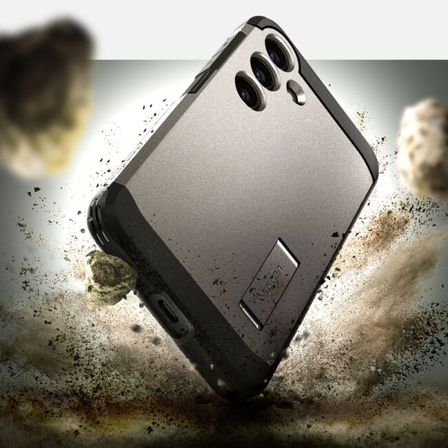 Husa Samsung Galaxy S24 Spigen Tough Armor, gunmetal