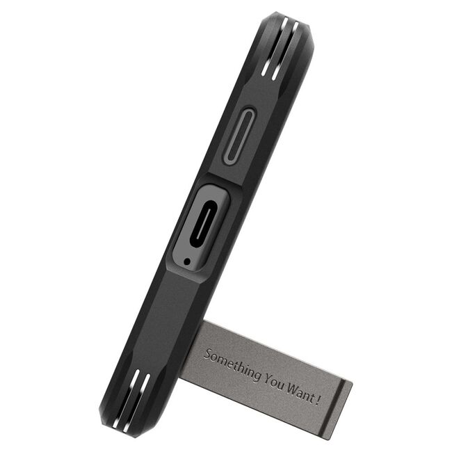 Husa Samsung Galaxy S24 Plus Spigen Tough Armor, gunmetal