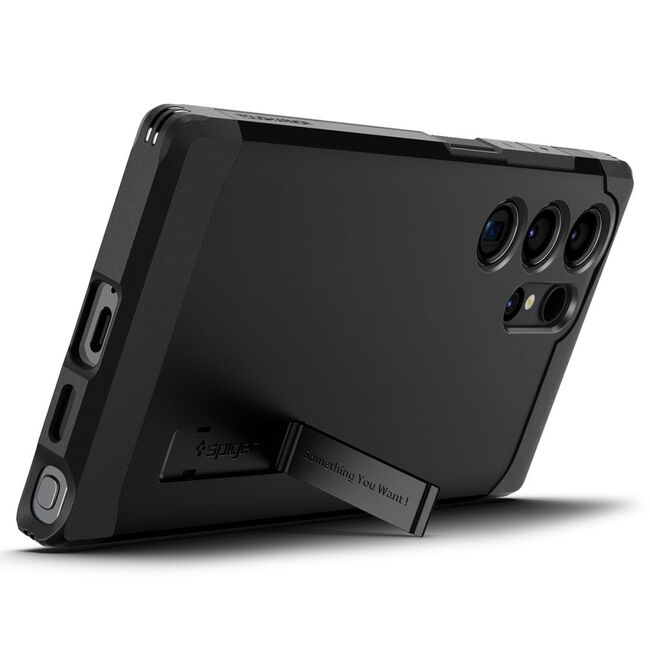 Husa premium pentru  Samsung Galaxy S24 Ultra Spigen Tough Armor - negru