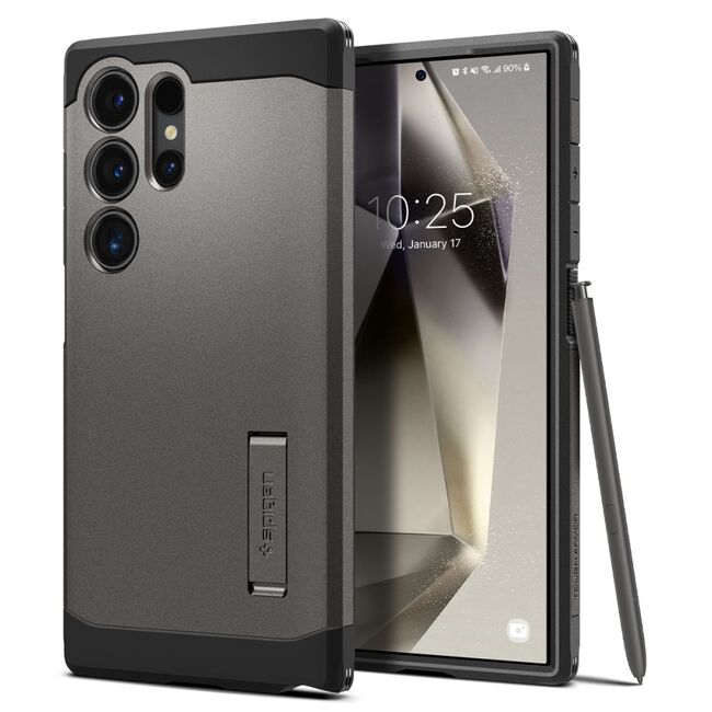 Husa premium pentru  Samsung Galaxy S24 Ultra Spigen Tough Armor - carbon