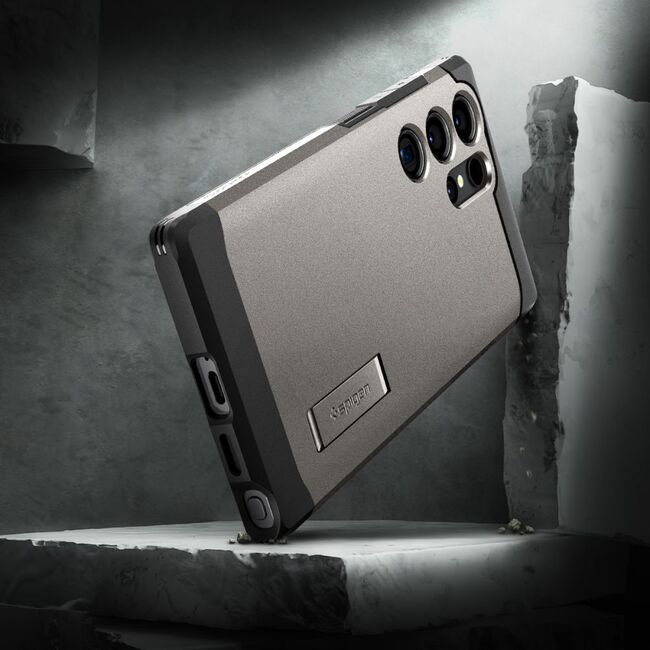 Husa premium pentru  Samsung Galaxy S24 Ultra Spigen Tough Armor - carbon