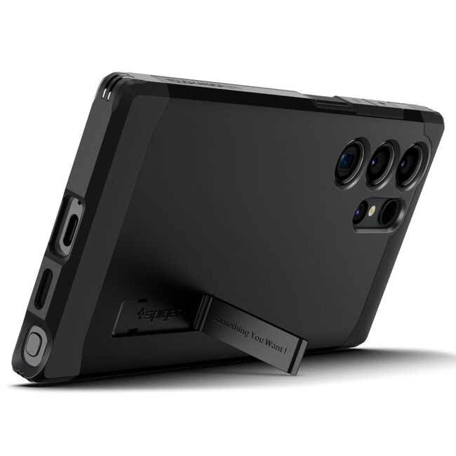 Husa premium pentru  Samsung Galaxy S24 Ultra Spigen Tough Armor MagSafe - negru darth vader