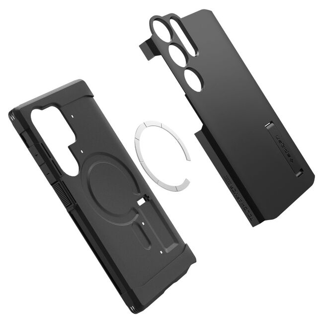 Husa premium pentru  Samsung Galaxy S24 Ultra Spigen Tough Armor MagSafe - negru darth vader