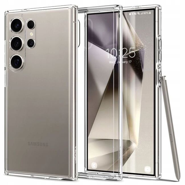Husa premium pentru  Samsung Galaxy S24 Ultra Spigen Ultra Hybrid - transparent