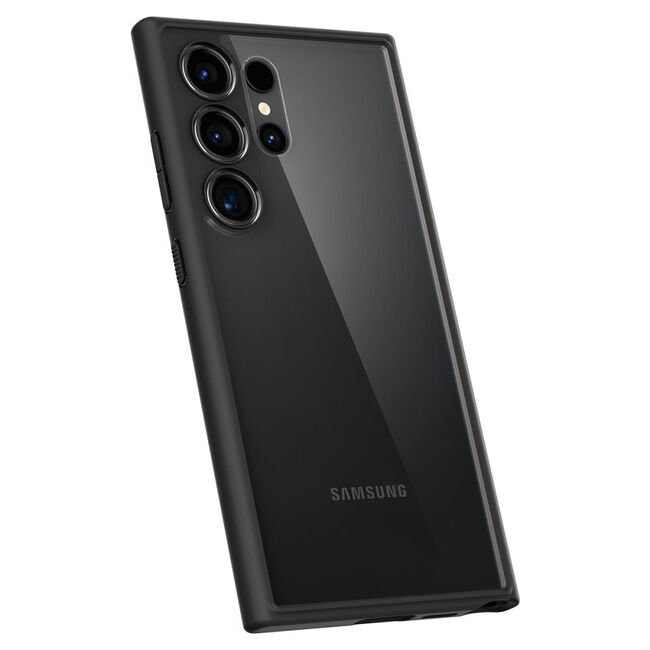Husa premium pentru  Samsung Galaxy S24 Ultra Spigen Ultra Hybrid transparent - negru