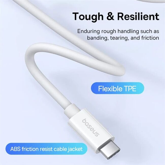 Cablu tip C pentru Realme GT Neo 5 240W Baseus P10365200211-02