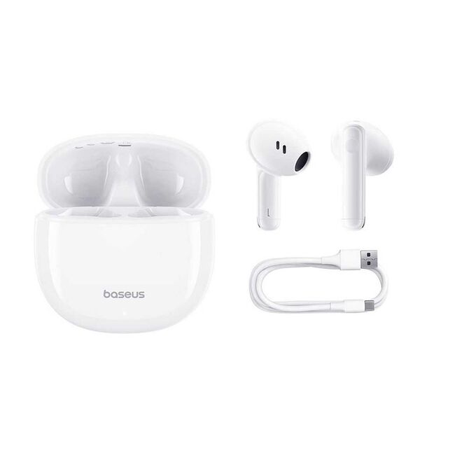Casti Wireless Baseus Earbuds Bowie E13, TWS, Bluetooth 5.3 - Alb