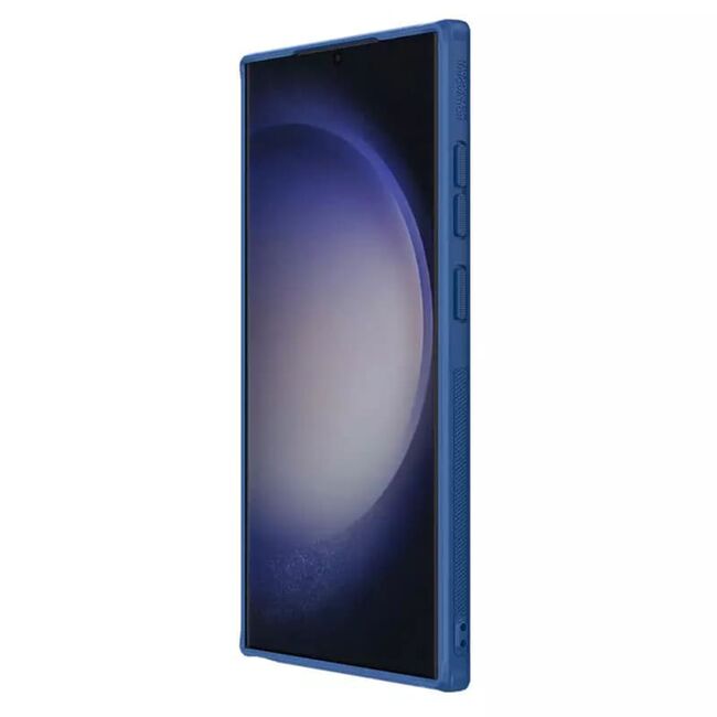 Husa Samsung Galaxy S24 Ultra Nillkin Super Frosted Shield Pro, albastru
