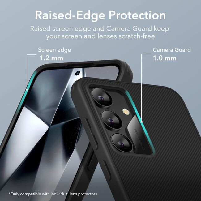 Husa pentru  Samsung Galaxy S24+ Plus ESR - Air Shield Boost Kickstand - negru