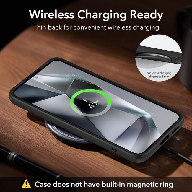 Husa pentru  Samsung Galaxy S24+ Plus ESR - Air Shield Boost Kickstand - negru