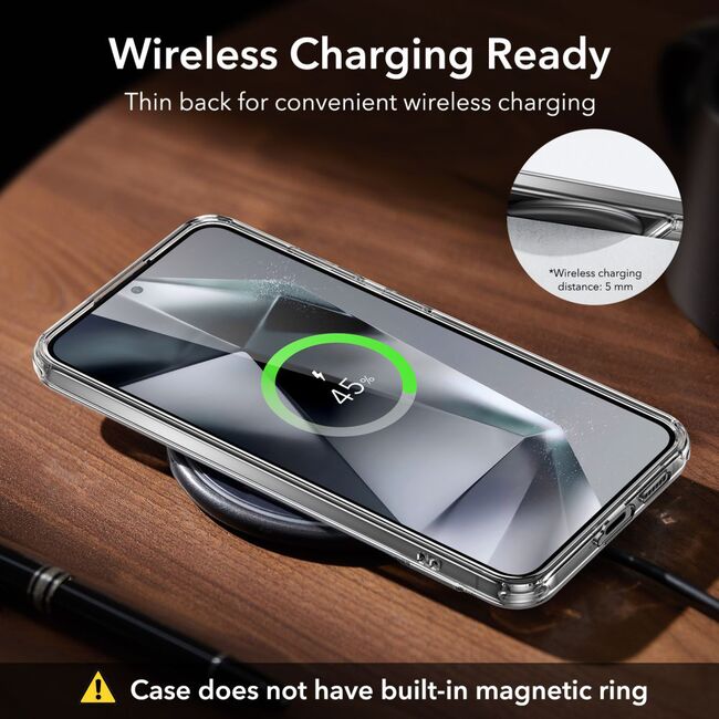 Husa pentru  Samsung Galaxy S24+ Plus ESR - Air Shield Boost Kickstand - transparent
