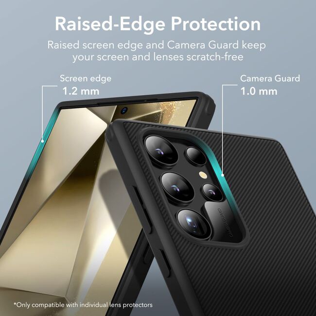 Husa pentru  Samsung Galaxy S24 Ultra ESR - Air Shield Boost Kickstand - negru
