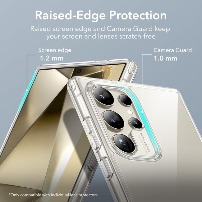 Husa pentru  Samsung Galaxy S24 Ultra ESR - Air Shield Boost Kickstand - transparent