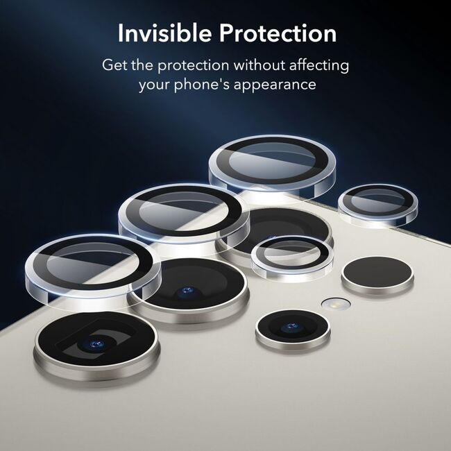 Folie sticla camera Samsung Galaxy S24 Ultra ESR Lens Protector, transparenta
