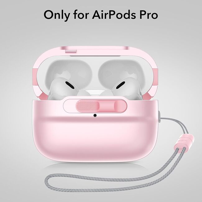 Husa Apple AirPods Pro 1 / 2 ESR Pulse Magnetic HaloLock, roz
