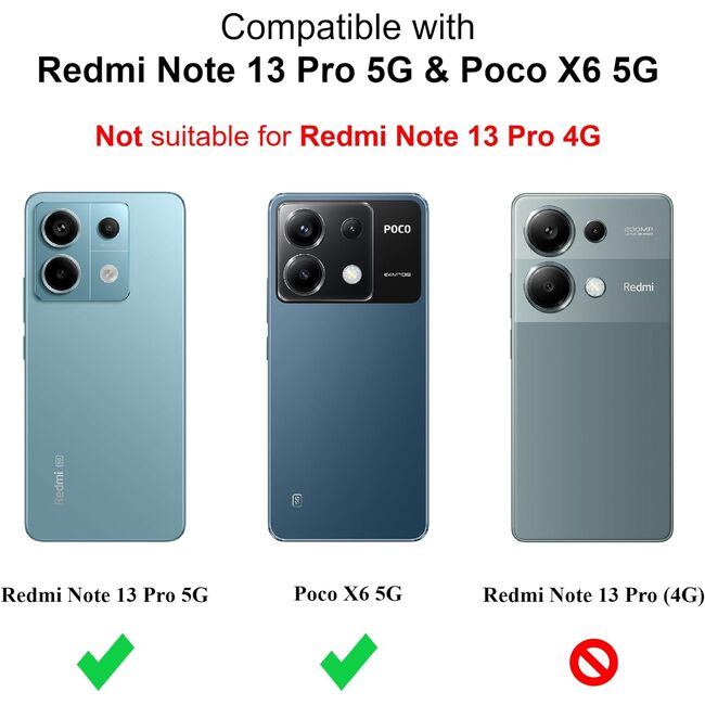 Husa Xiaomi Redmi Note 13 Pro 5G Anti-Shock 1.5 mm, reinforced 4 corners, clear