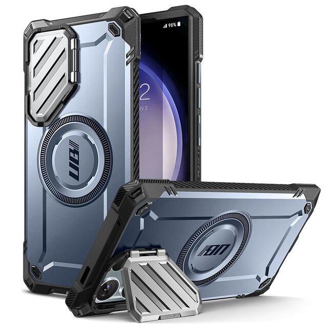 Husa Samsung Galaxy S24 Ultra Supcase Unicorn Beetle XT, bleu
