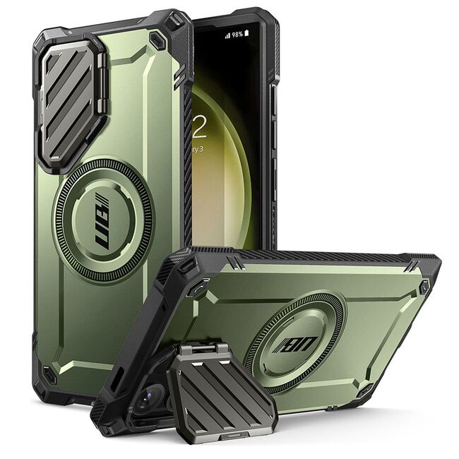 Husa Samsung Galaxy S24 Ultra Supcase Unicorn Beetle XT MagSafe, guldan