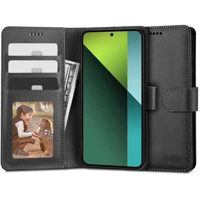 Husa pentru XIAOMI REDMI NOTE 13 Pro 5G Wallet tip carte, negru