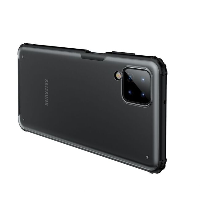 Husa Tech-Protect HybridShell pentru Samsung Galaxy A12 Negru Cristal