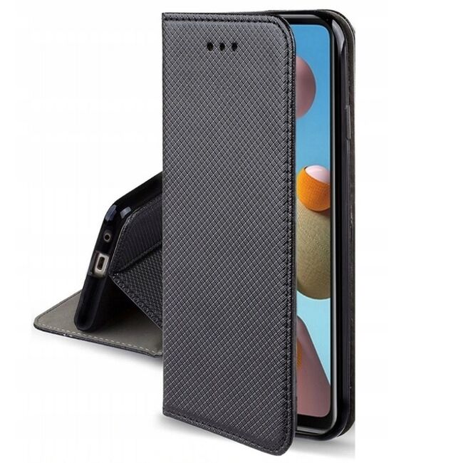 Husa Oppo A15S, A15, A35 Wallet Smart Magnet, negru