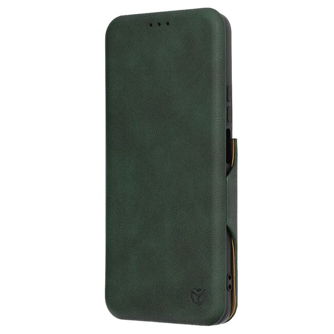 Husa 360° Honor X7b Techsuit Safe Wallet Plus, verde