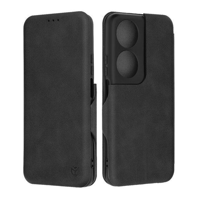 Husa 360° Honor X7b Techsuit Safe Wallet Plus, negru