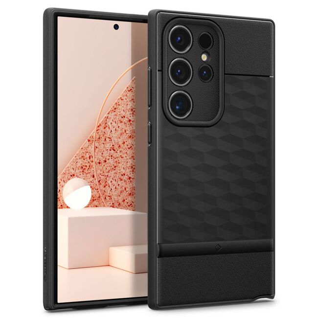 Husa Samsung Galaxy S24 Ultra Spigen Caseology Parallax, negru