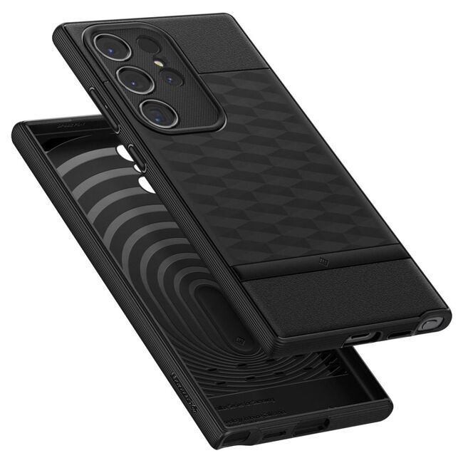 Husa Samsung Galaxy S24 Ultra Spigen Caseology Parallax, negru