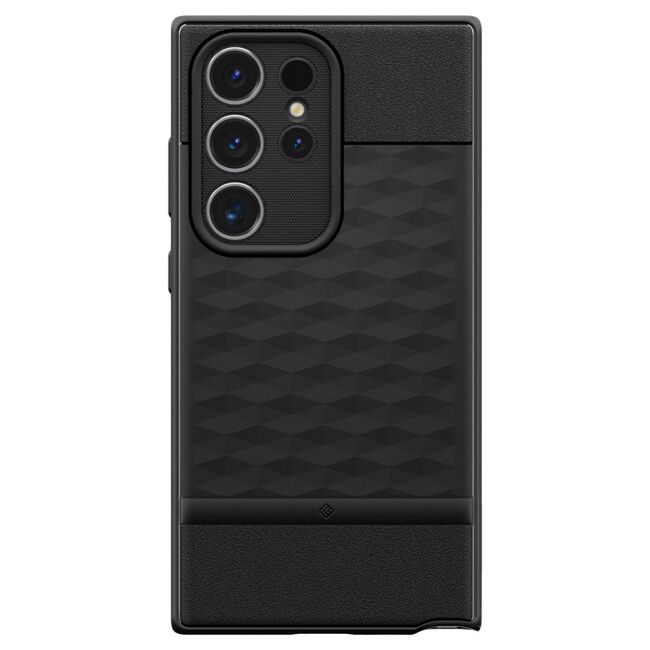 Husa Samsung Galaxy S24 Ultra Spigen Caseology Parallax, negru