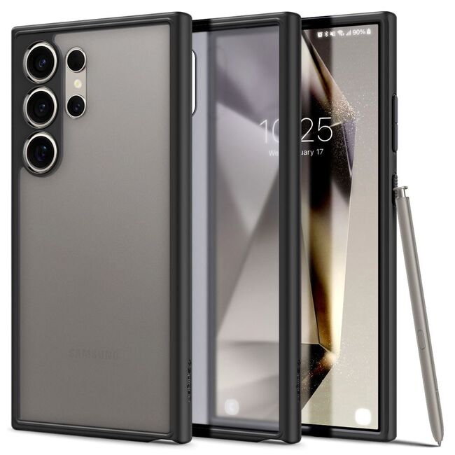 Husa premium pentru  Samsung Galaxy S24 Ultra Spigen Ultra Hybrid frosted - negru mat