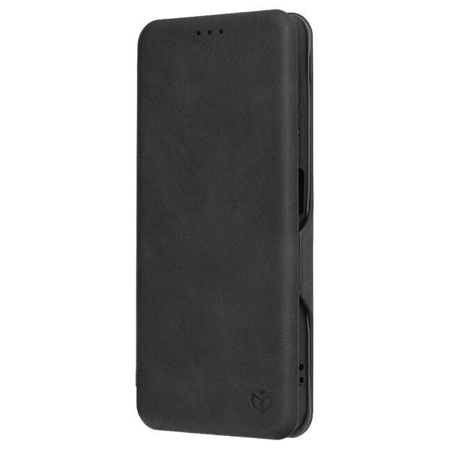 Husa 360° Realme C67 4G Techsuit Safe Wallet Plus, negru