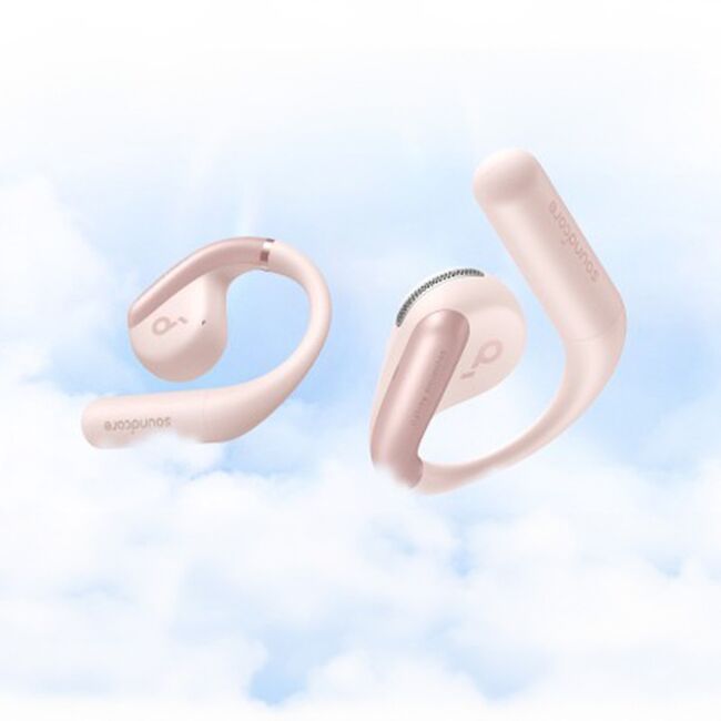 Casti True Wireless Anker SoundCore AeroFit, IPX7, Autonomie 42H, Bluetooth 5.3, roz